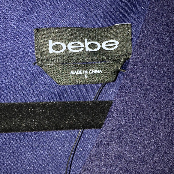 NWT bebe Plunge Neck Seamed Dress - Picture 5 of 8